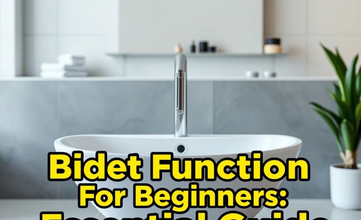 Bidet Function For Beginners: Essential Guide