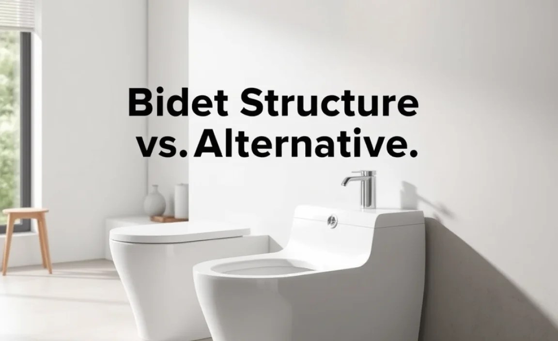 Bidet Structure vs. Alternative: A Comparison Table