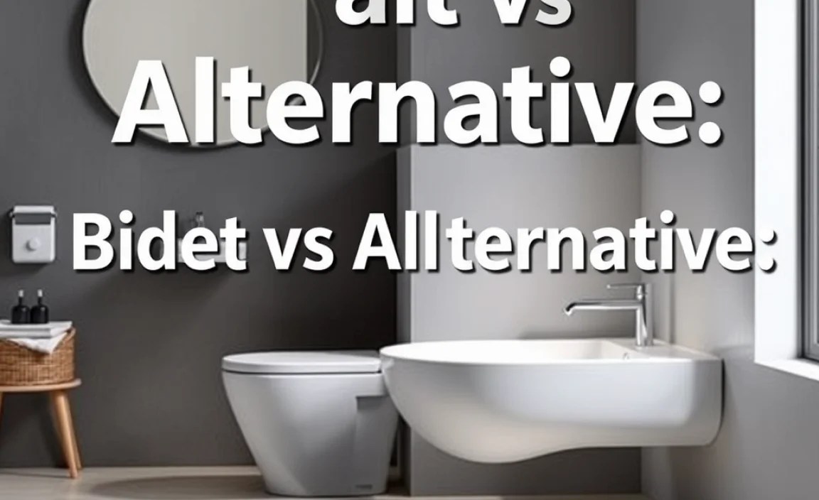 Bidet vs. Alternative: A Direct Comparison