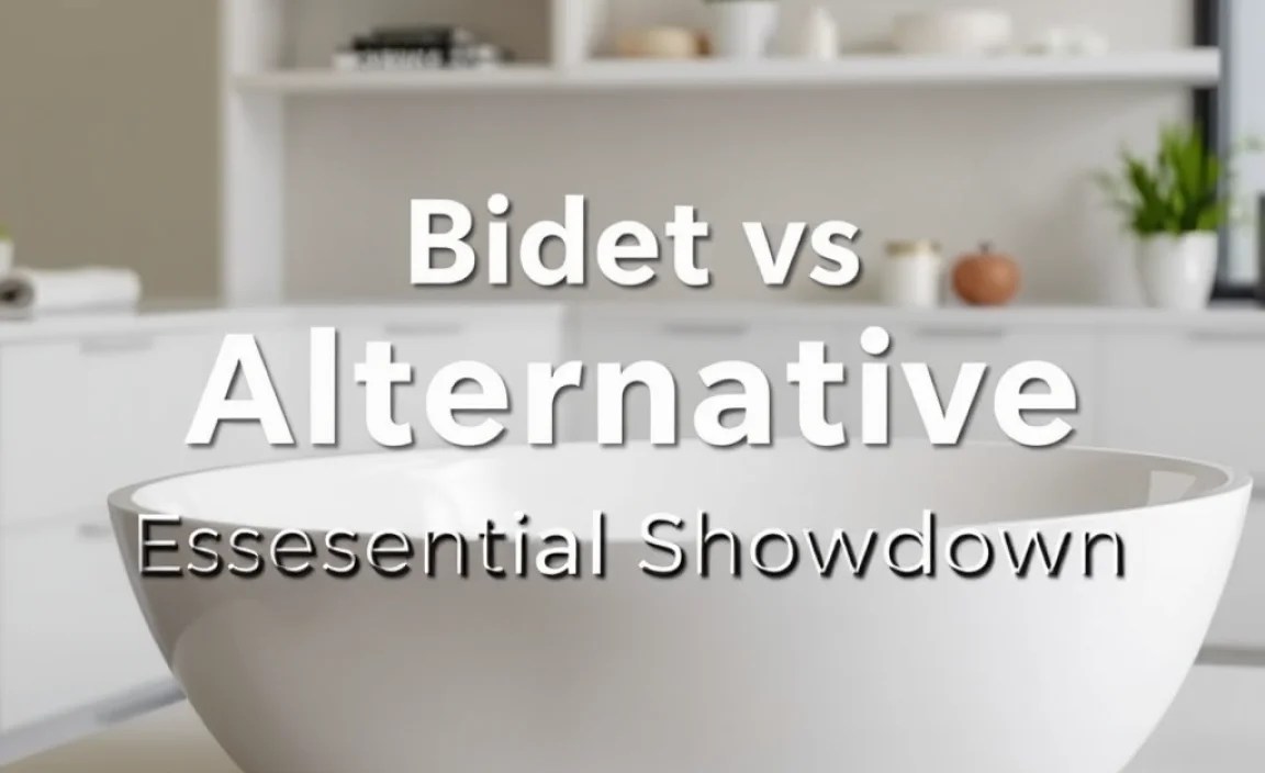 Bidet vs Alternative: Essential Showdown