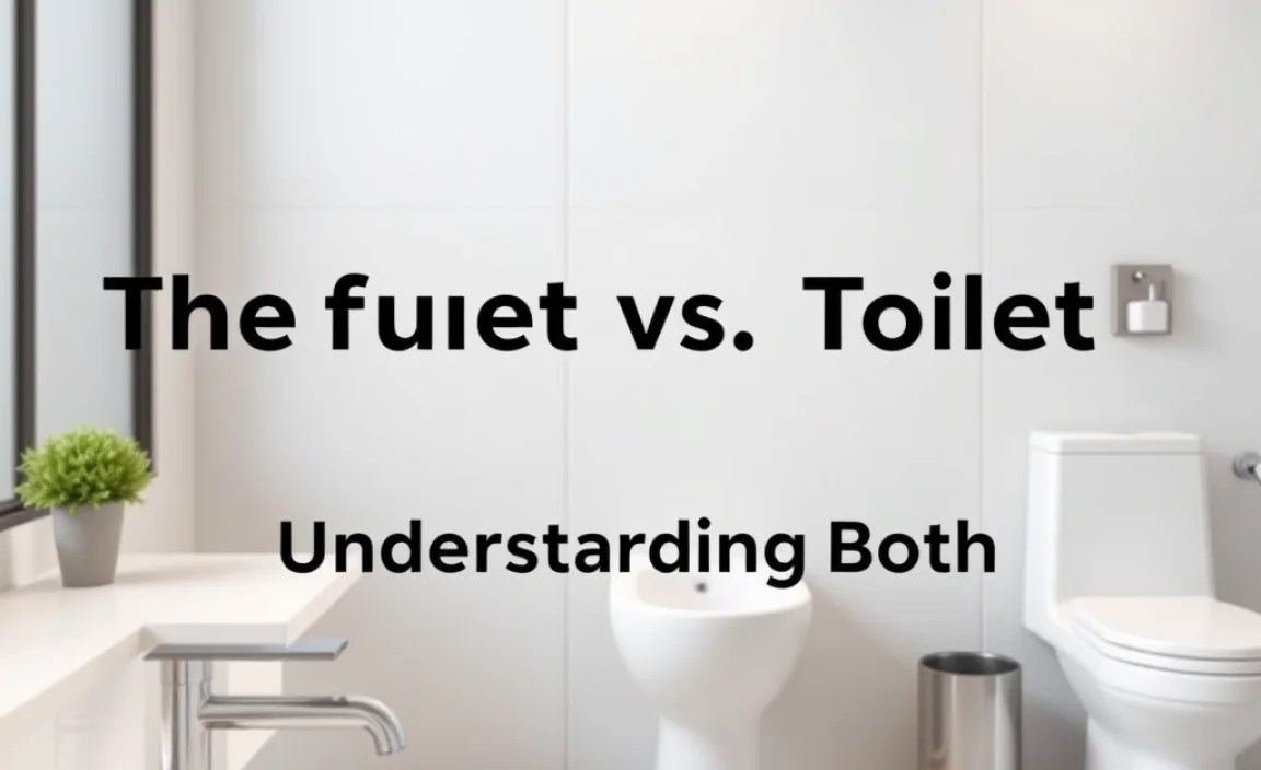 Bidet vs. Toilet: Understanding Both