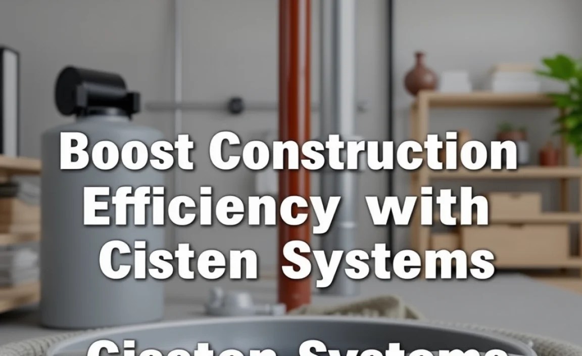 Boost Construction Efficiency with Cistern Systems