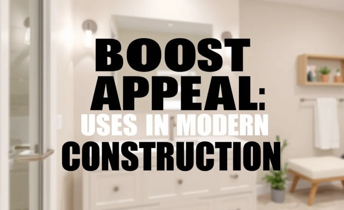 Boost Curb Appeal: Vanity Uses in Modern Construction