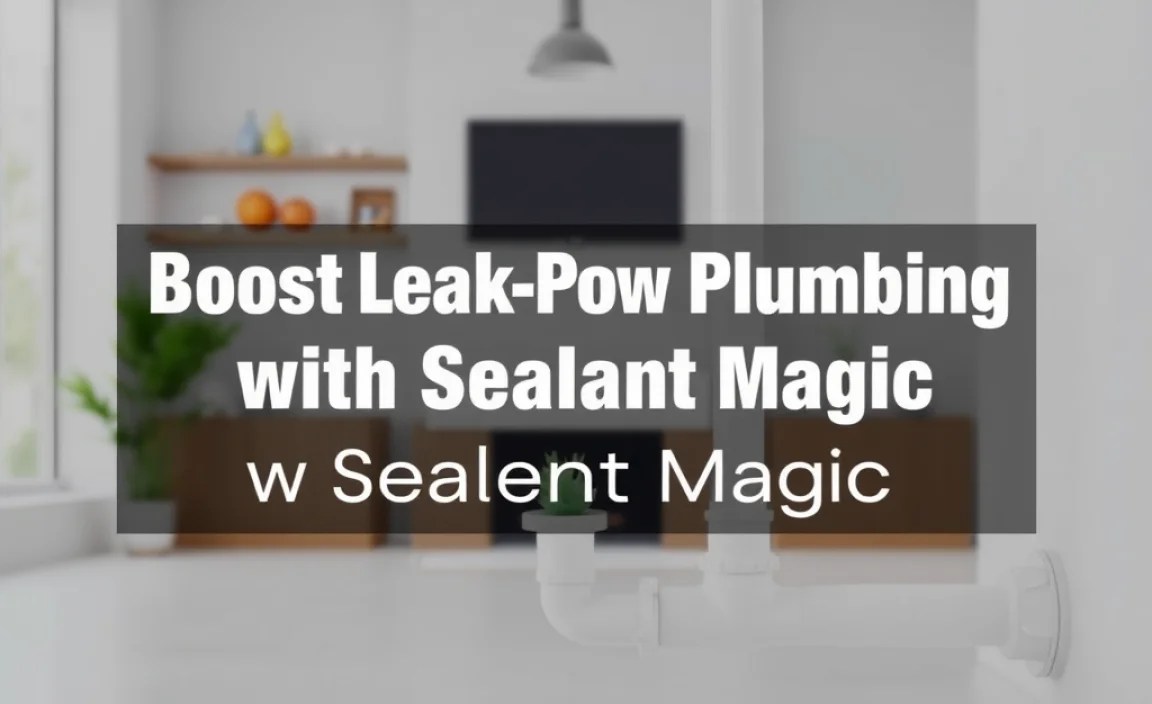 Boost Leak-Proof Plumbing with Sealant Magic