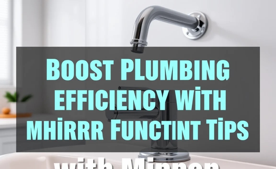 Boost Plumbing Efficiency with Mirror Function Tips