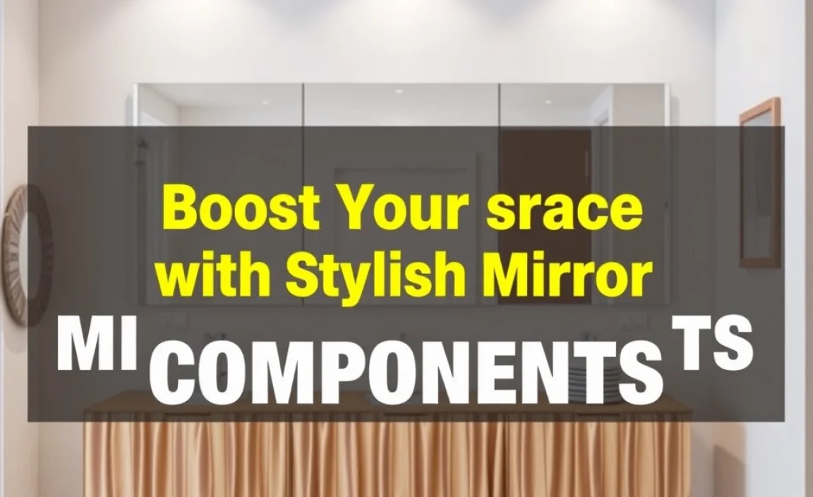 Boost Your Space with Stylish Mirror Components