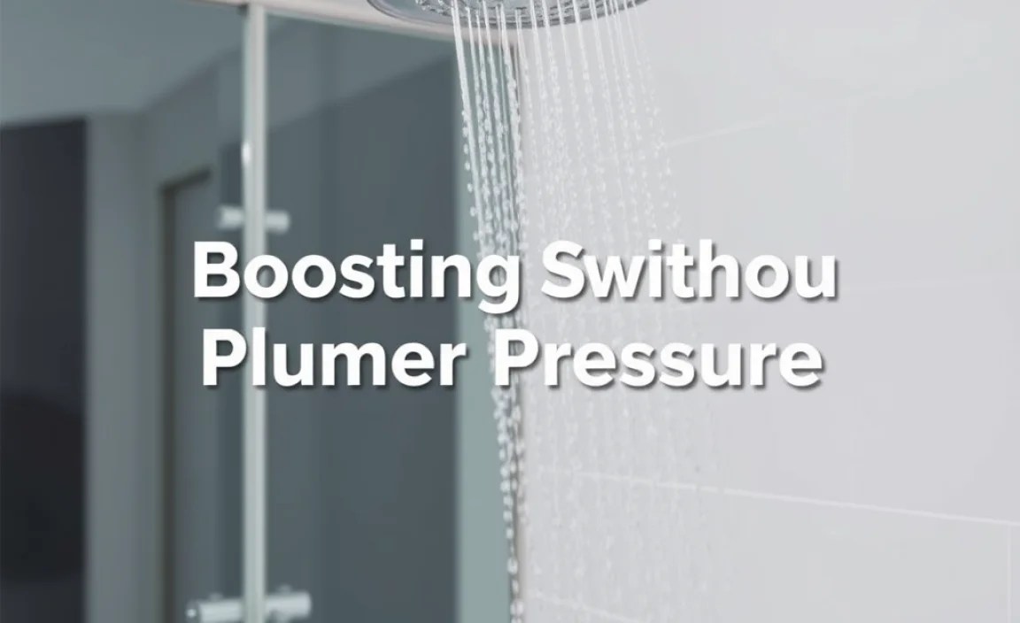 Boosting Shower Water Pressure