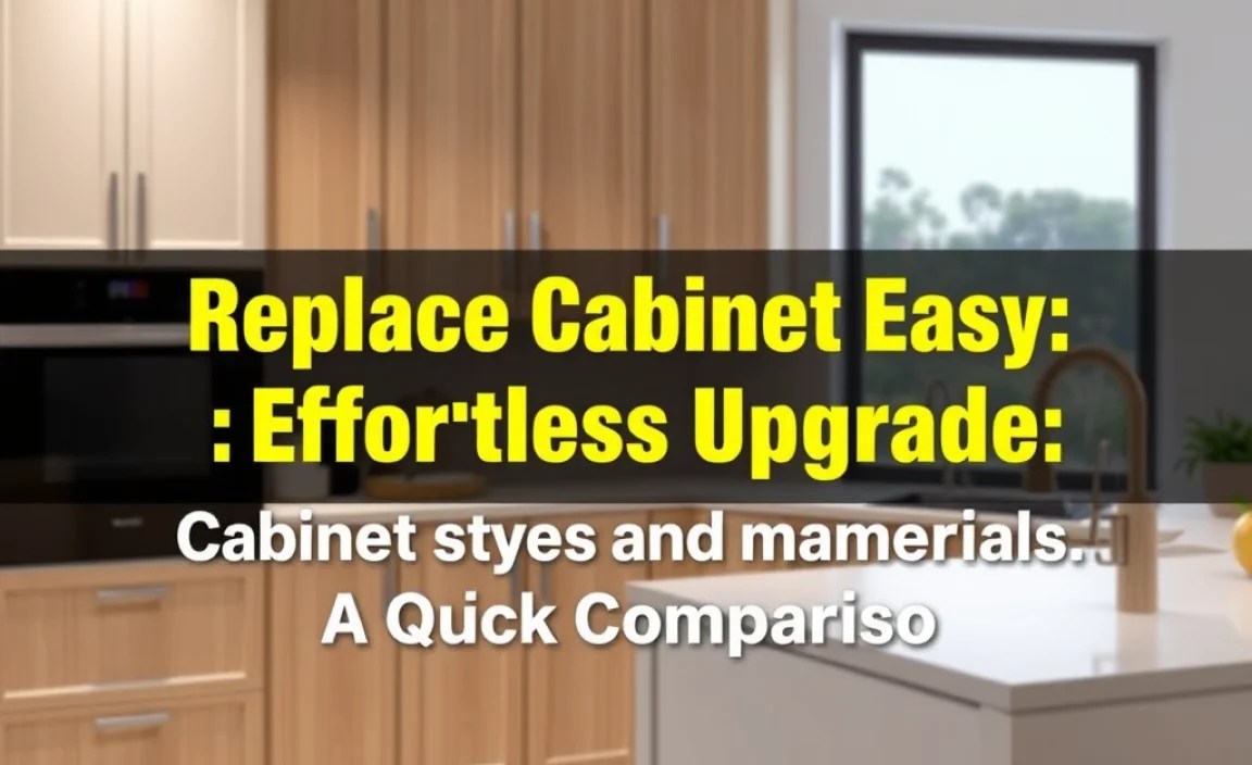 Cabinet Styles and Materials: A Quick Comparison