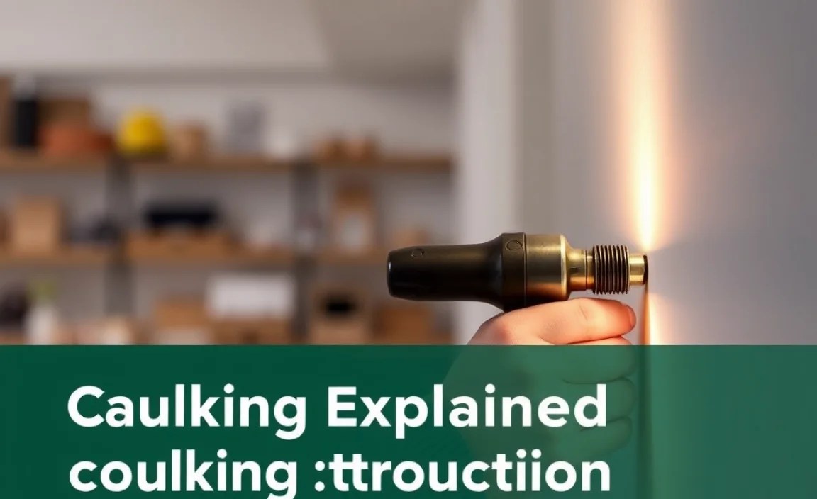 Caulking Explained in Construction for Beginners