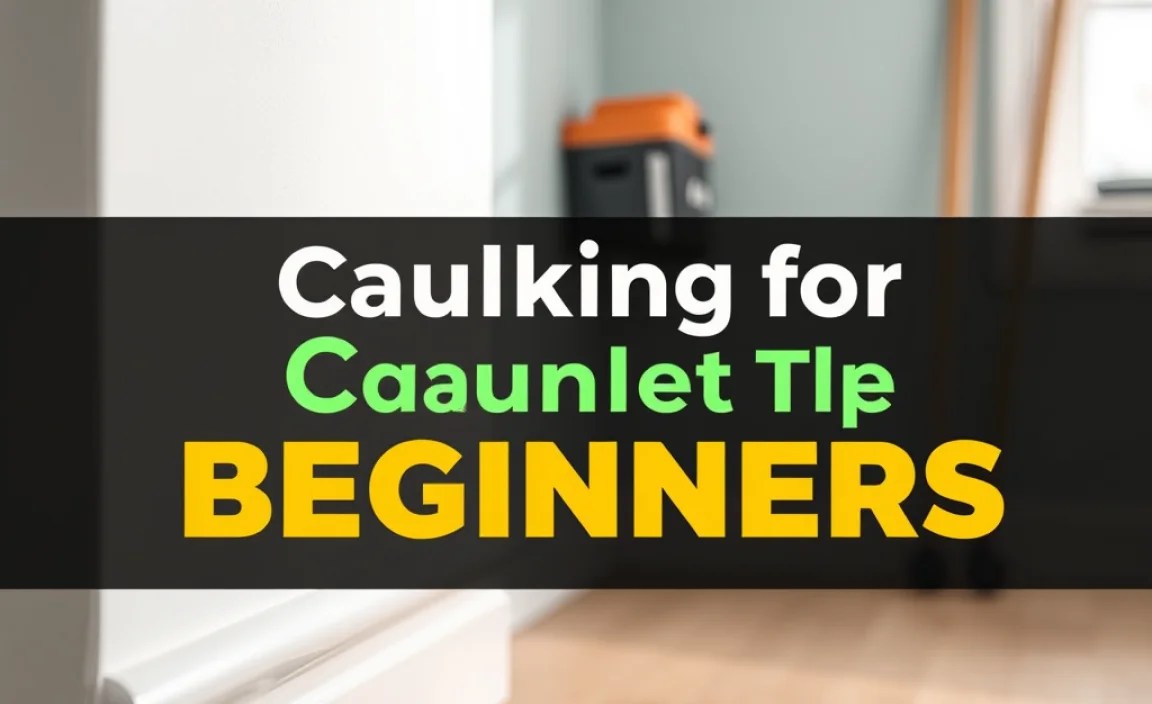 Caulking for Beginners: Essential Tips & Tools Guide