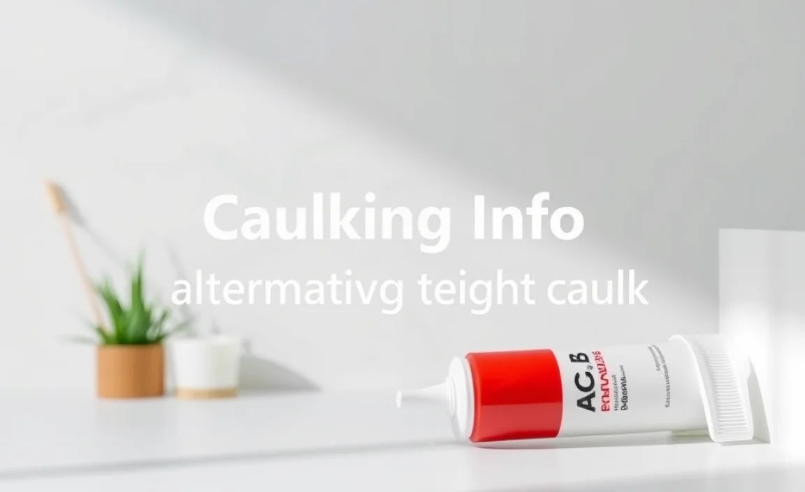 Caulking Information: Choosing the Right Caulk