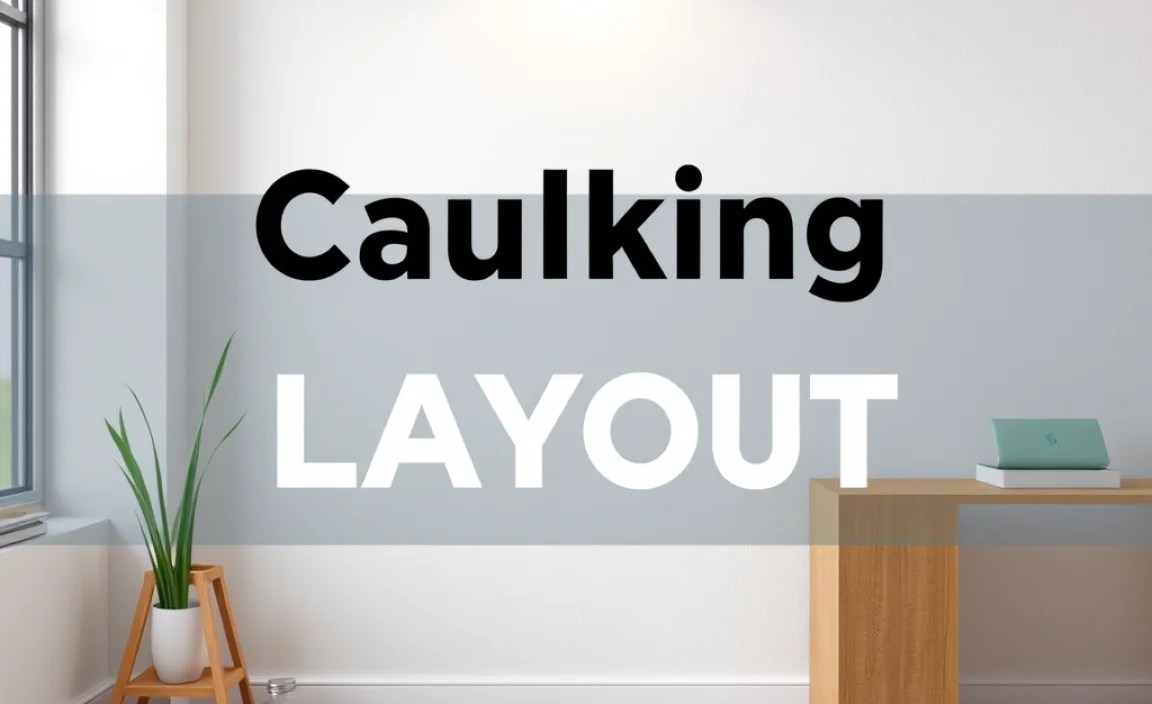 Caulking Layout: Essential Design