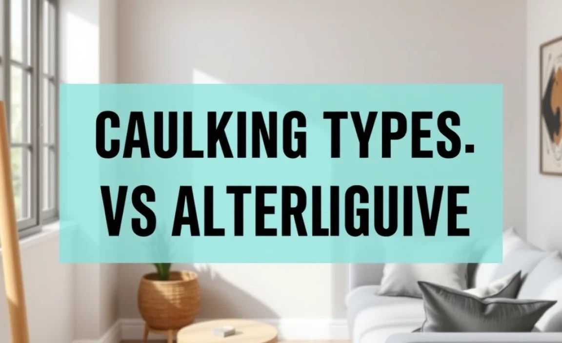 Caulking Types vs Alternative: Essential Guide