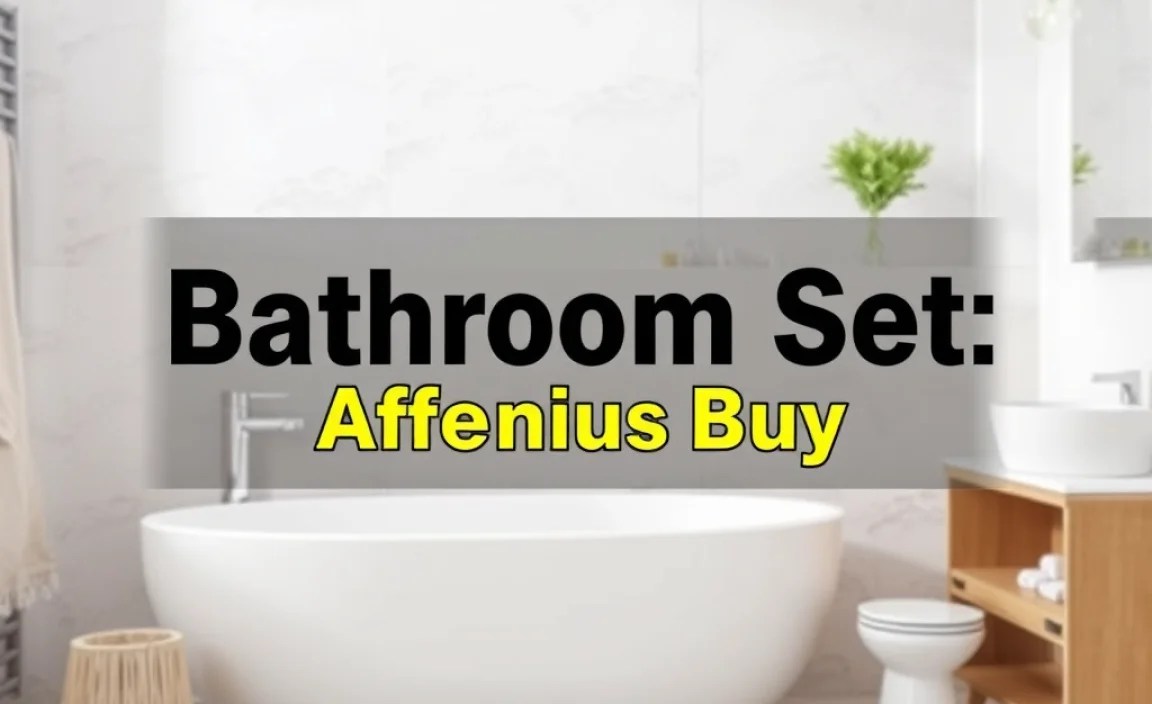 Ceramic Bathroom Set Affordable: Genius Buy