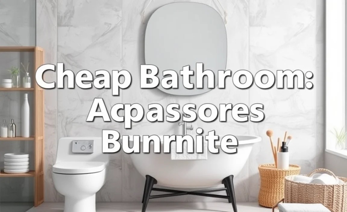 Cheap Bathroom Accessories Bundle: Genius Essentials