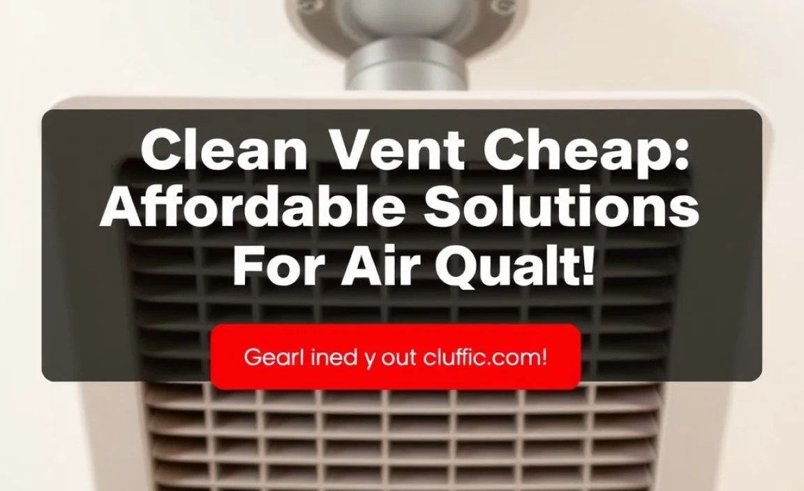 Cheap DIY Methods for Cleaning Vents