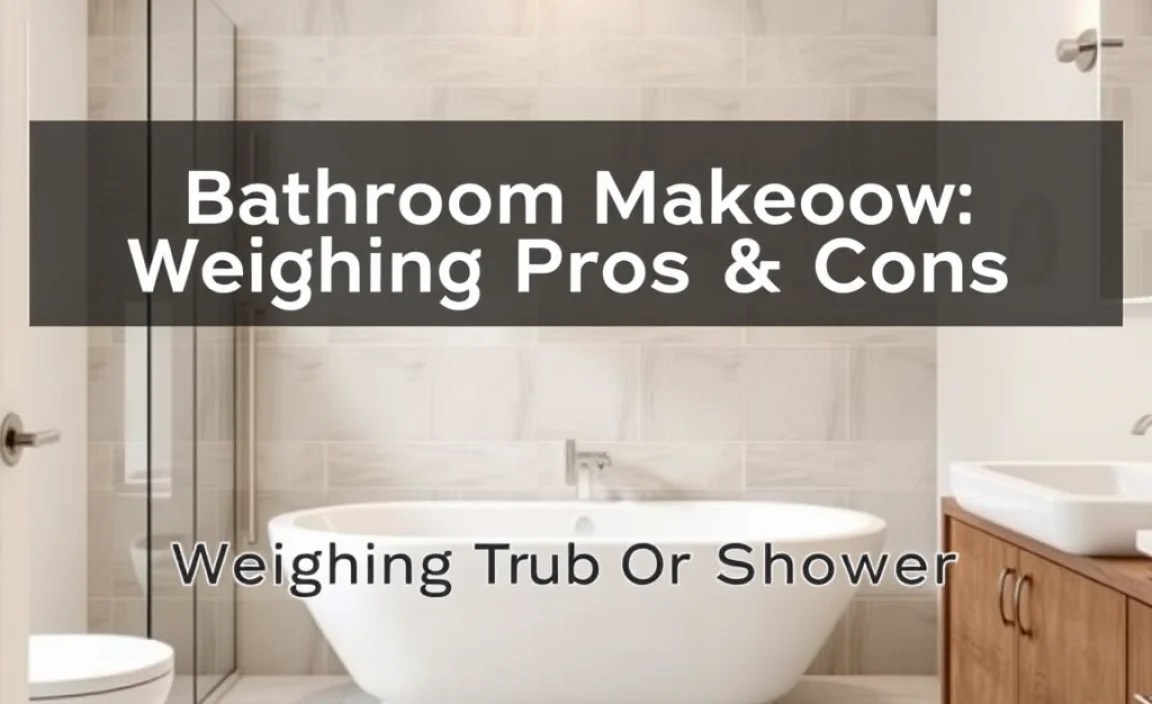 Choosing Between Tub Or Shower