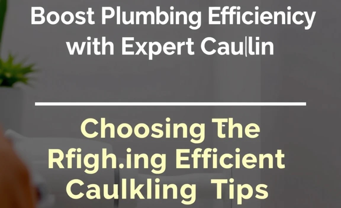 Choosing the Right Caulking Material