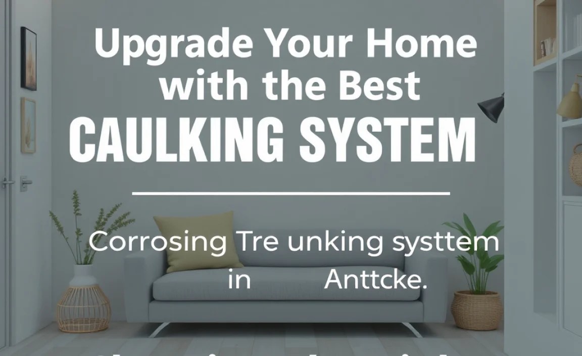 Choosing The Right Caulking System