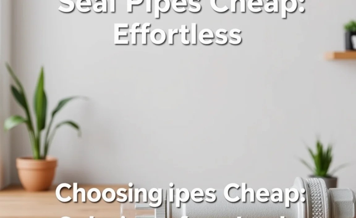 Choosing the Right Cheap Solution for Your Leak