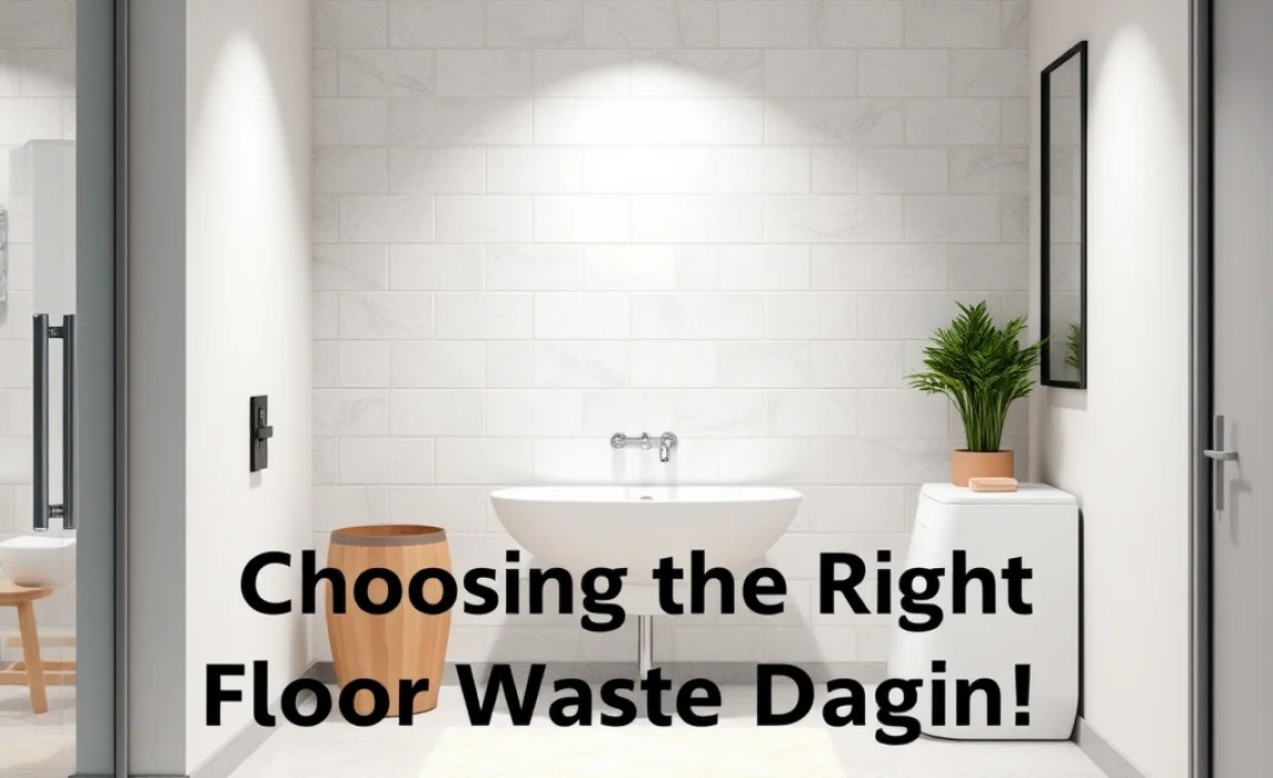 Choosing the Right Floor Waste Design