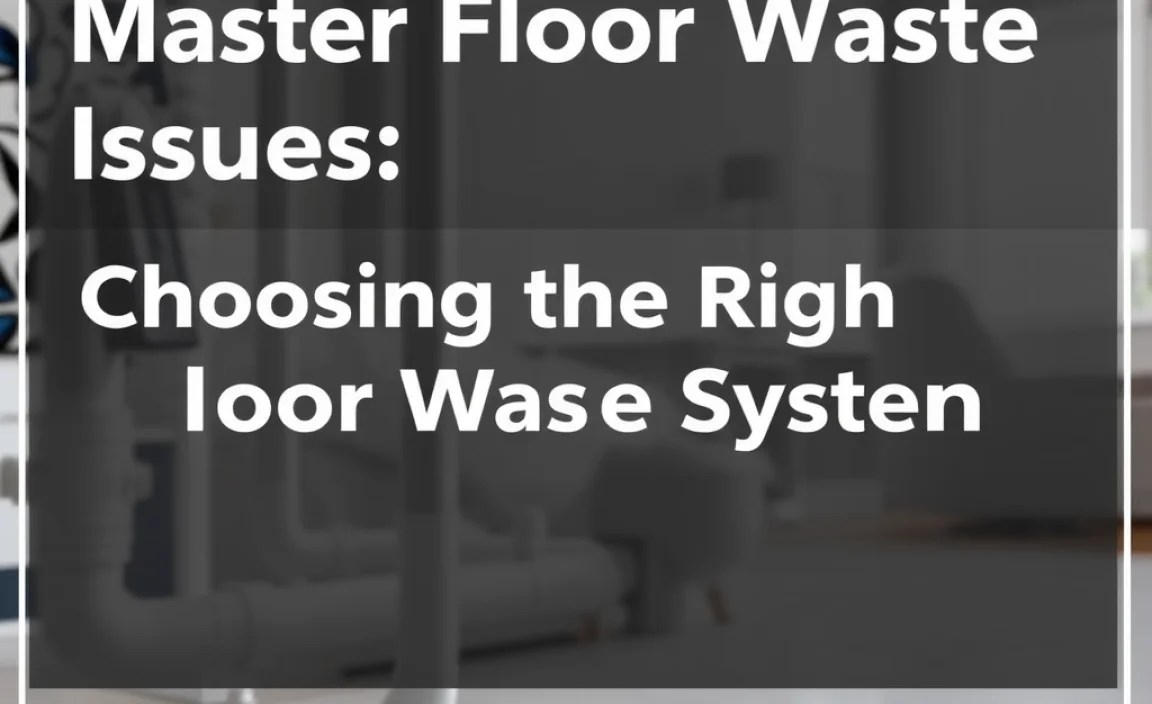 Choosing the Right Floor Waste System