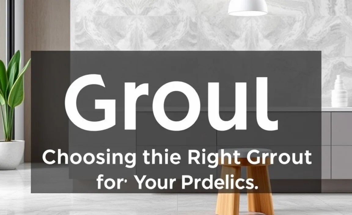 Choosing the Right Grout for Your Project
