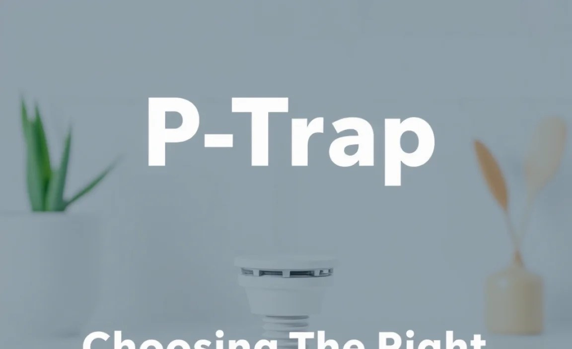 Choosing The Right P-Trap
