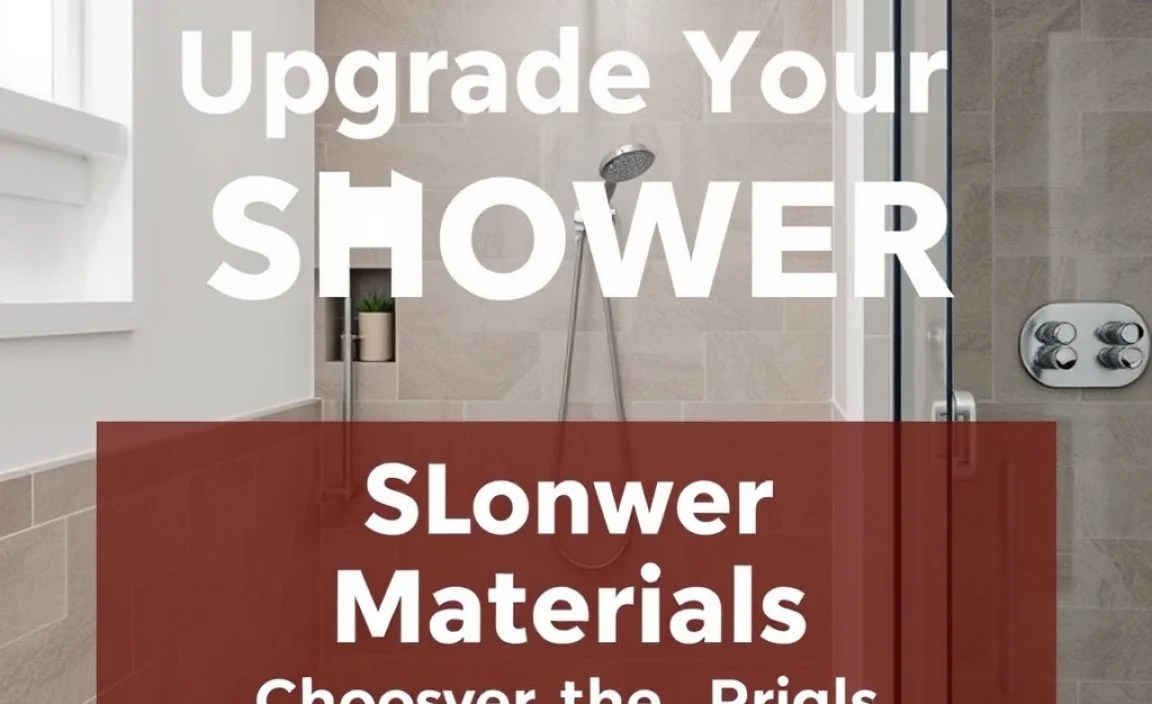 Choosing the Right Shower Materials