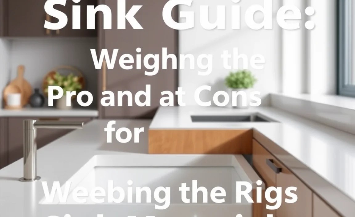Choosing the Right Sink Material