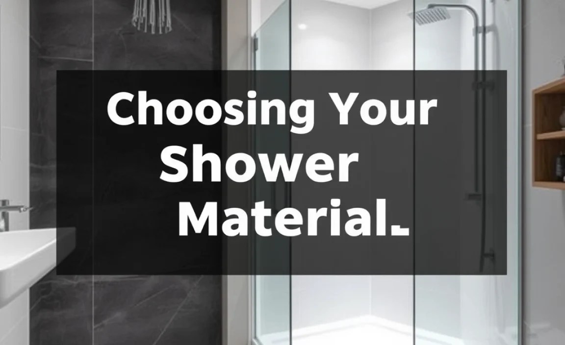 Choosing Your Shower Upgrade Materials