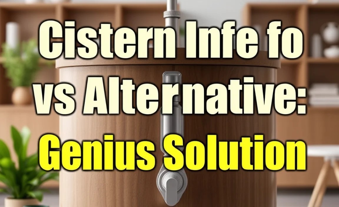 Cistern Info vs Alternative: Genius Solution
