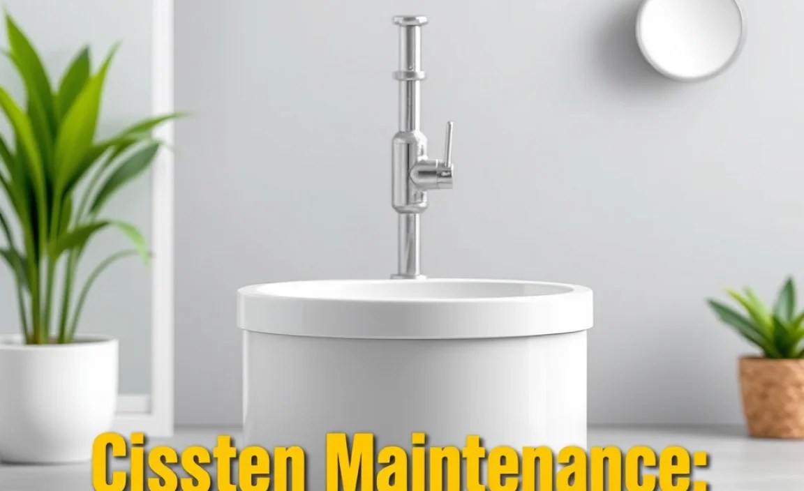 Cistern Maintenance: Keeping It Running Smoothly