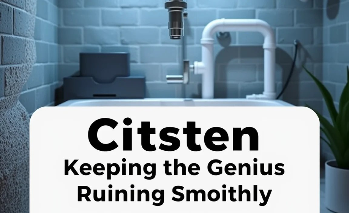 Cistern Maintenance: Keeping the Genius Running Smoothly