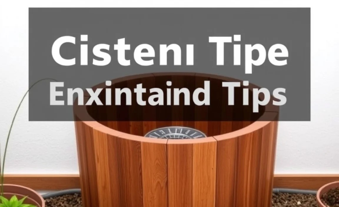 Cistern Maintenance Tips