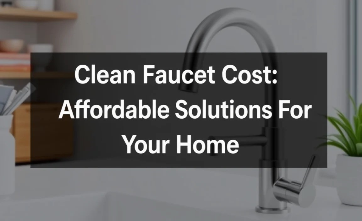 Clean Faucet Cost