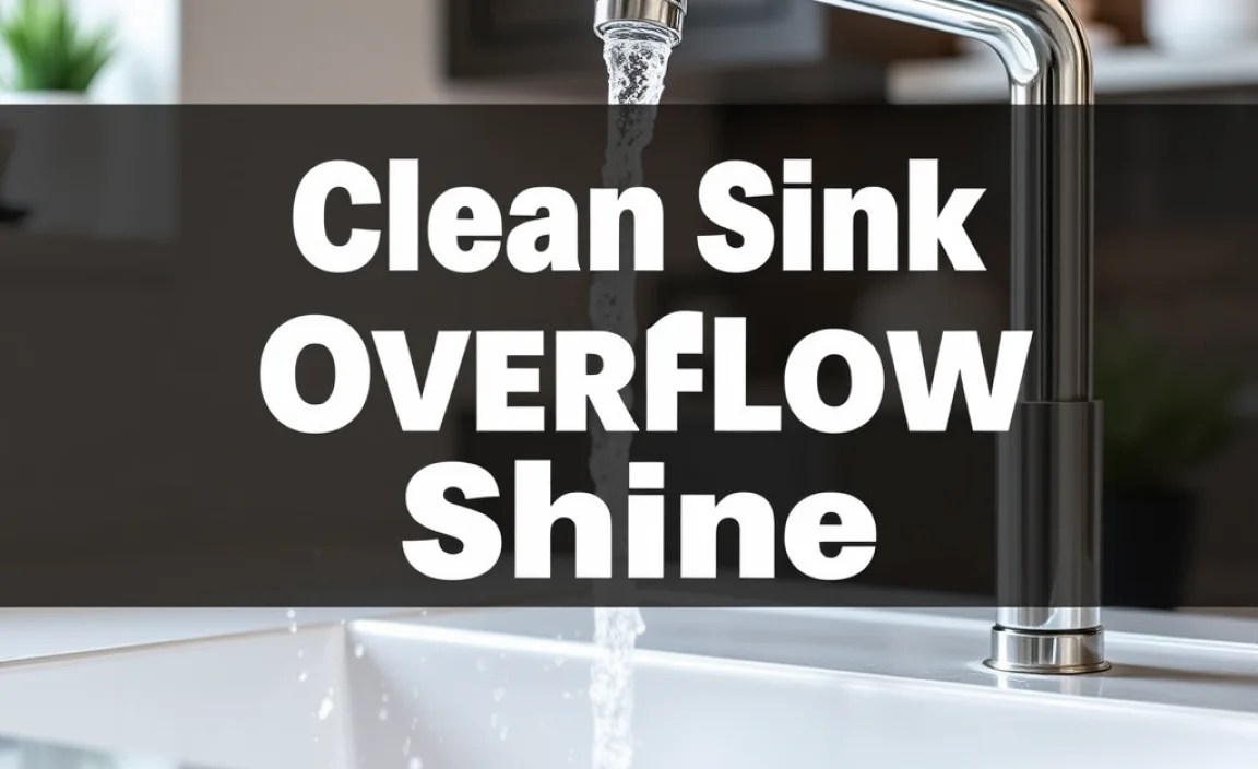 Clean Sink Overflow: **Effortless** Shine