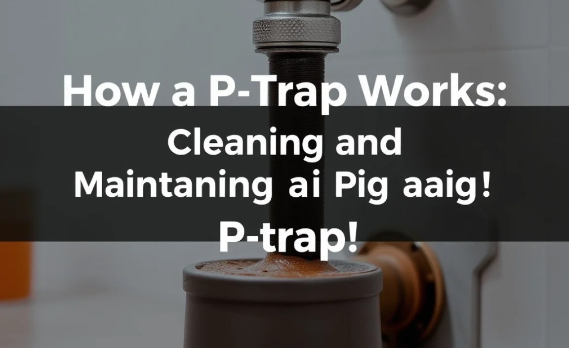 Cleaning and Maintaining a P-trap