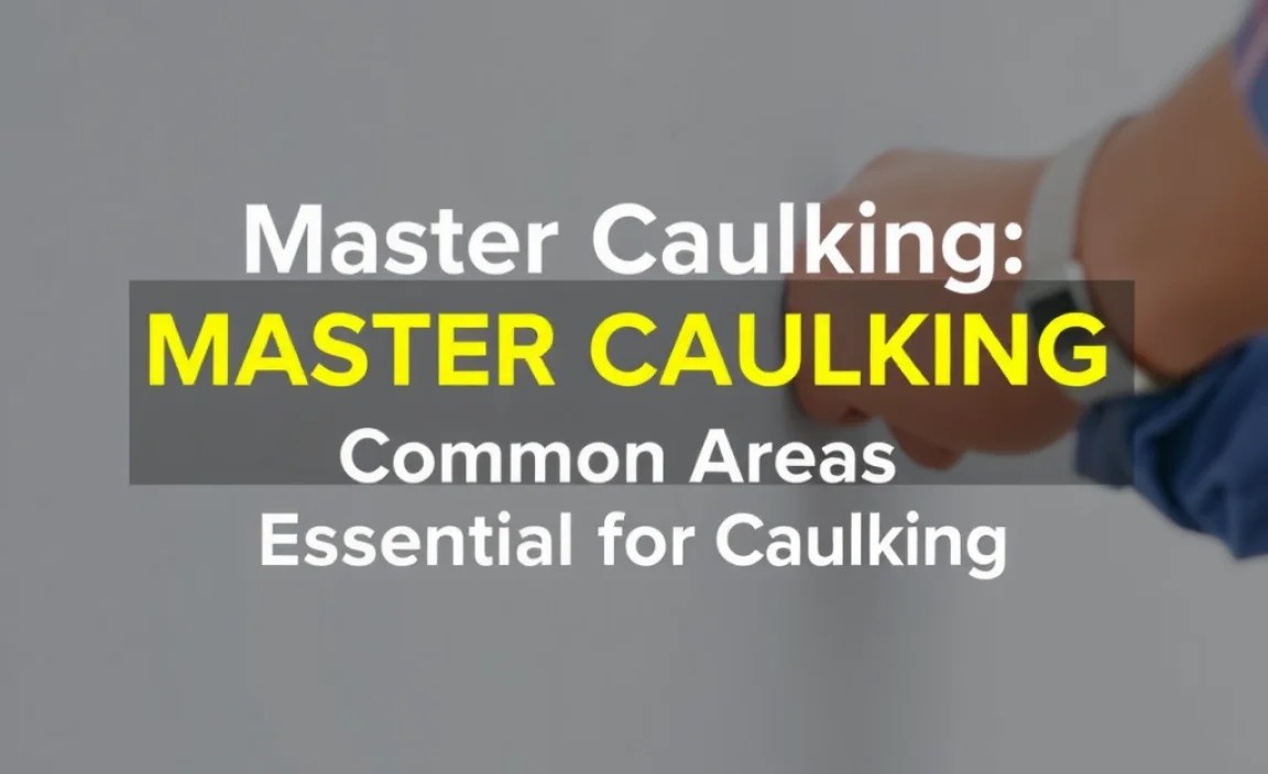 Common Areas for Caulking