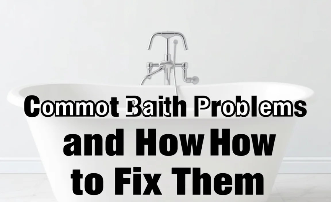 Common Bathtub Problems and How to Fix Them