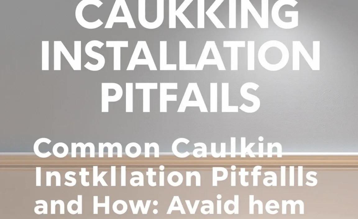 Common Caulking Installation Pitfalls and How to Avoid Them