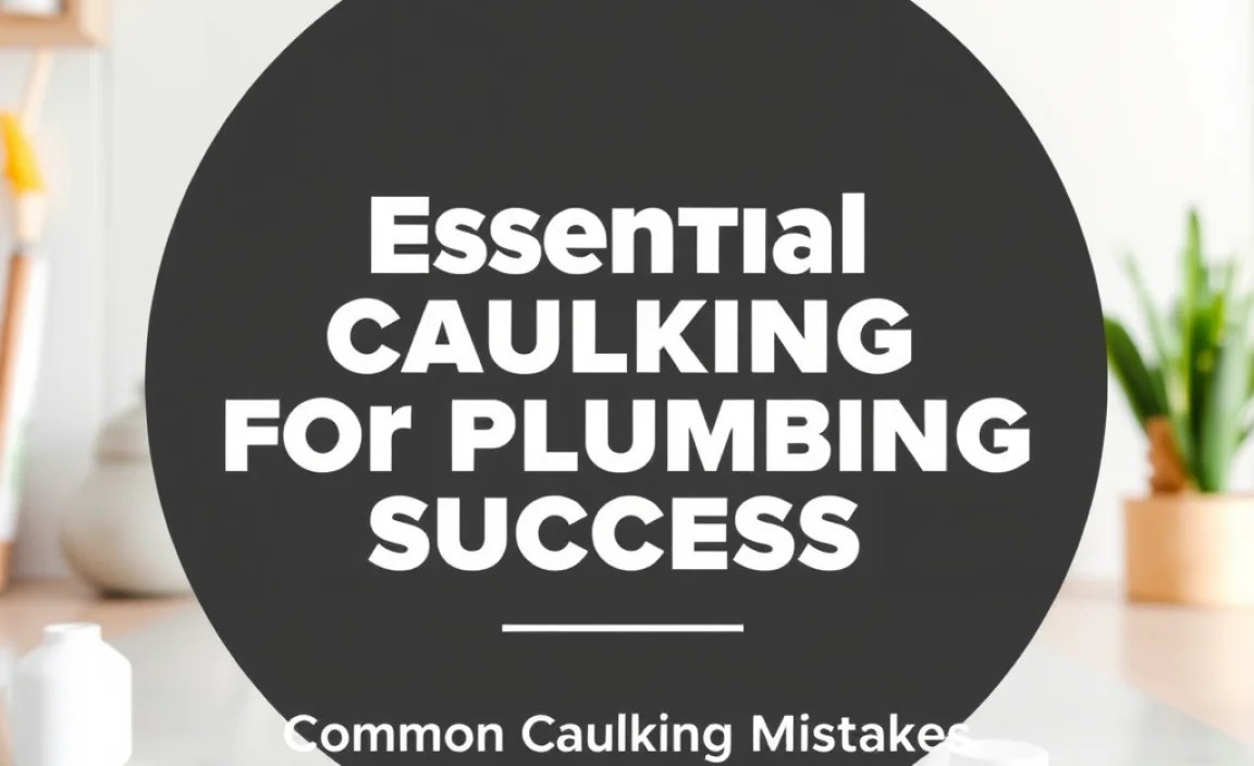 Common Caulking Mistakes