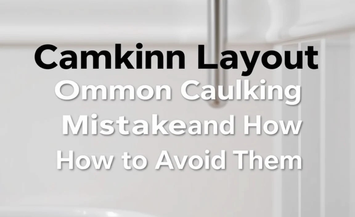 Common Caulking Mistakes and How to Avoid Them