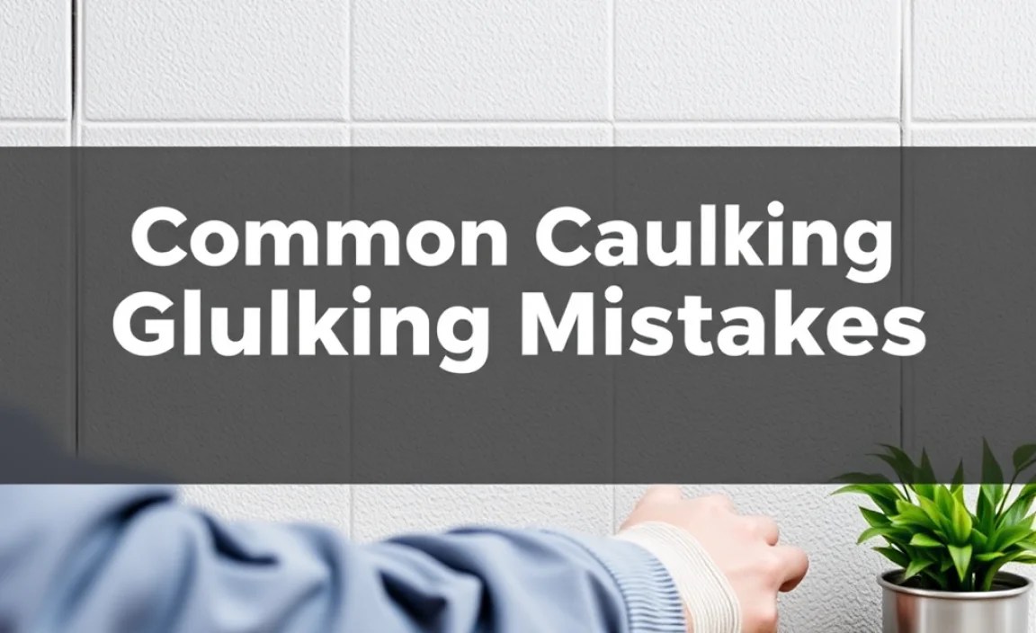 Common Caulking Mistakes to Avoid