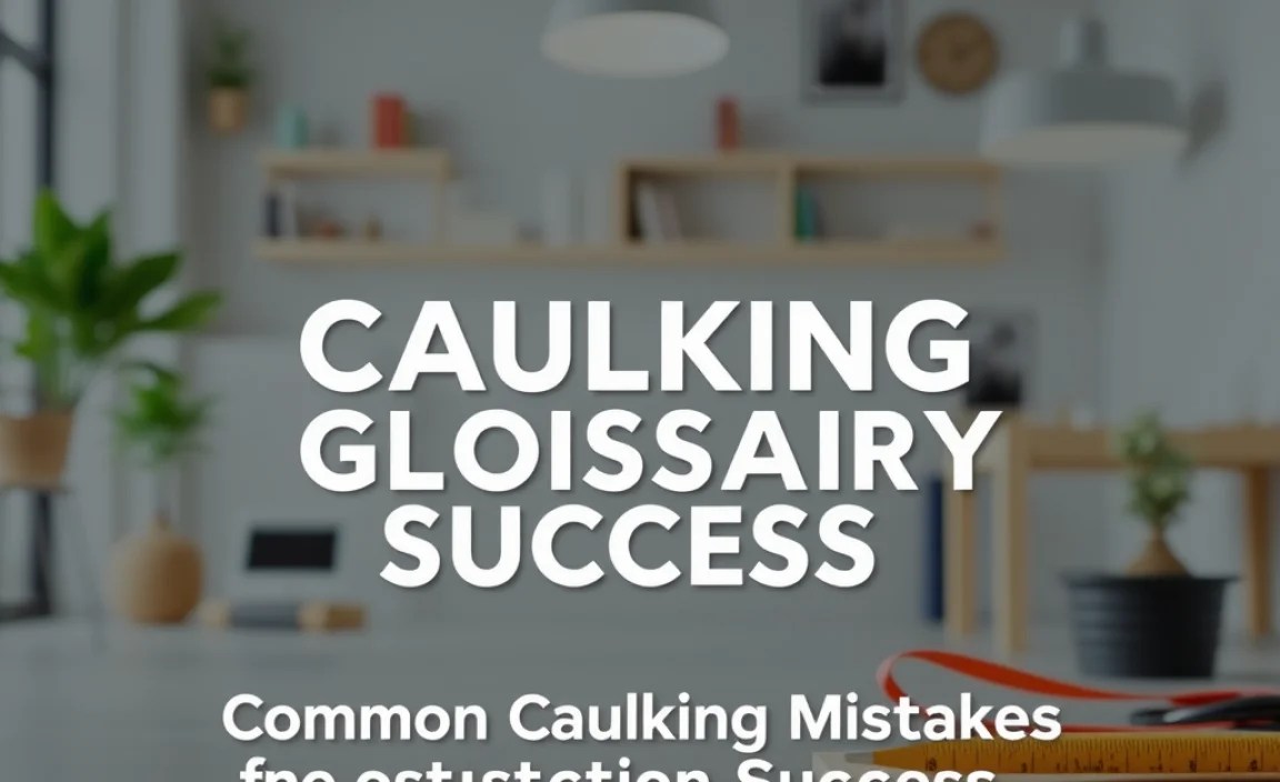 Common Caulking Mistakes