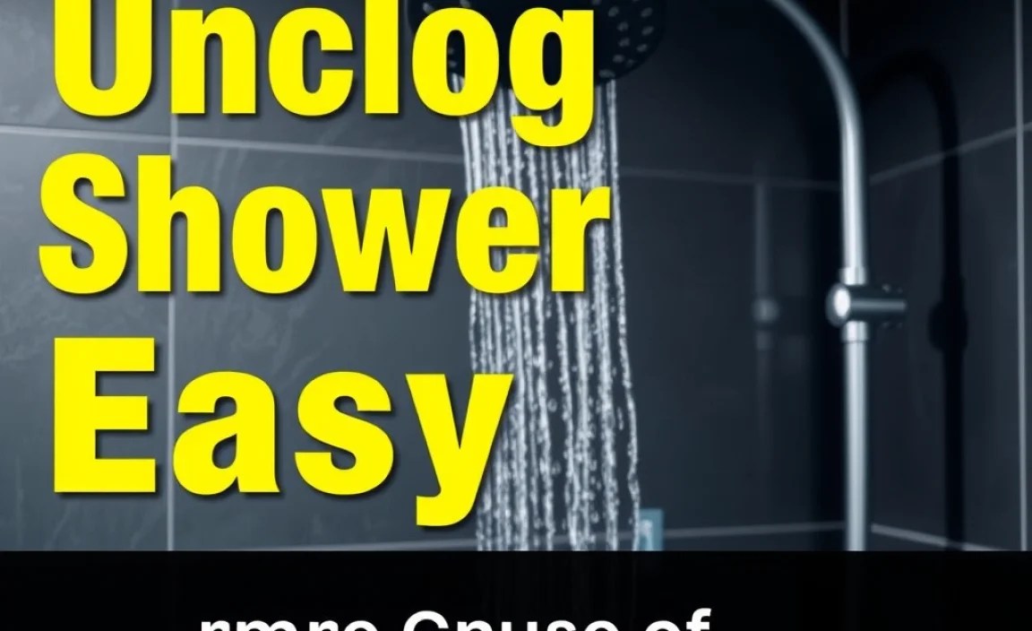 Common Causes of Shower Clogs