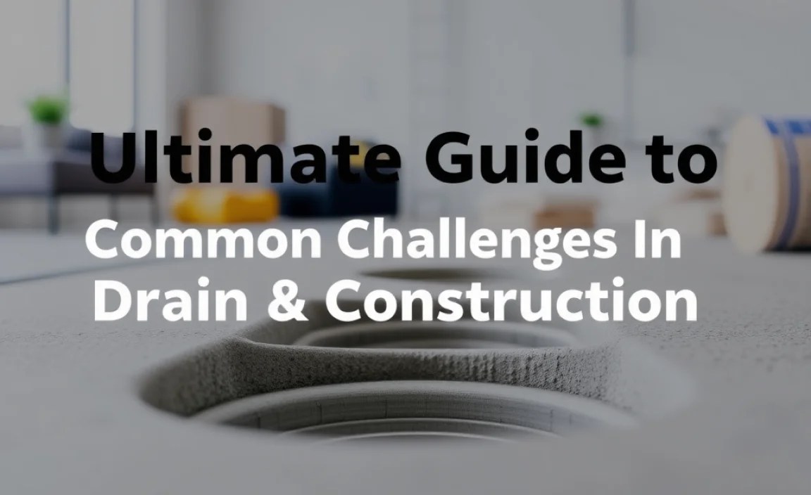 Common Challenges In Drain Construction