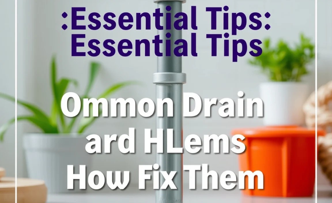 Common Drain Problems and How to Fix Them
