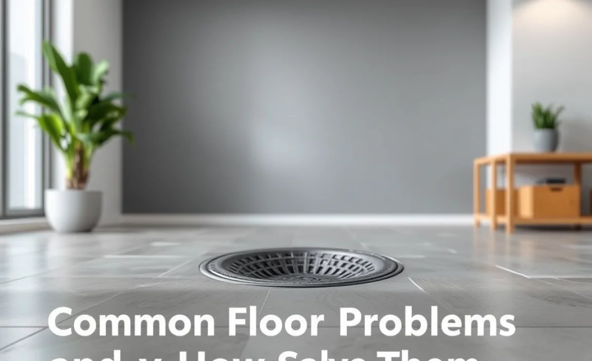 Common Floor Drain Problems and How to Solve Them