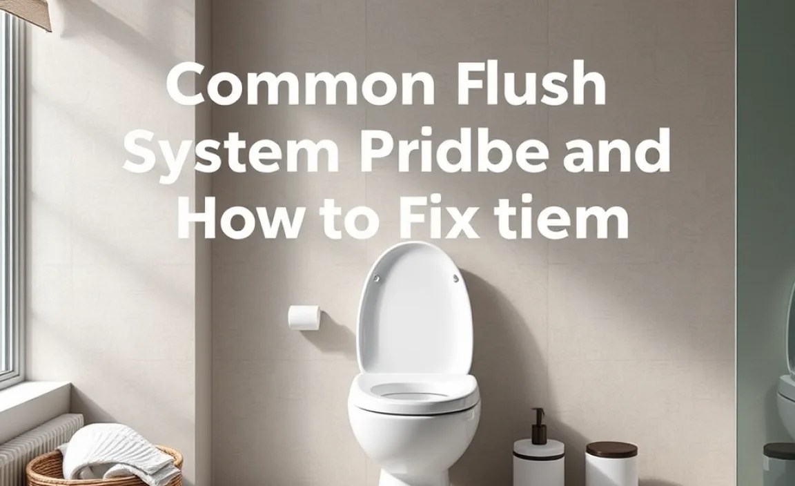 Common Flush System Problems and How to Fix Them